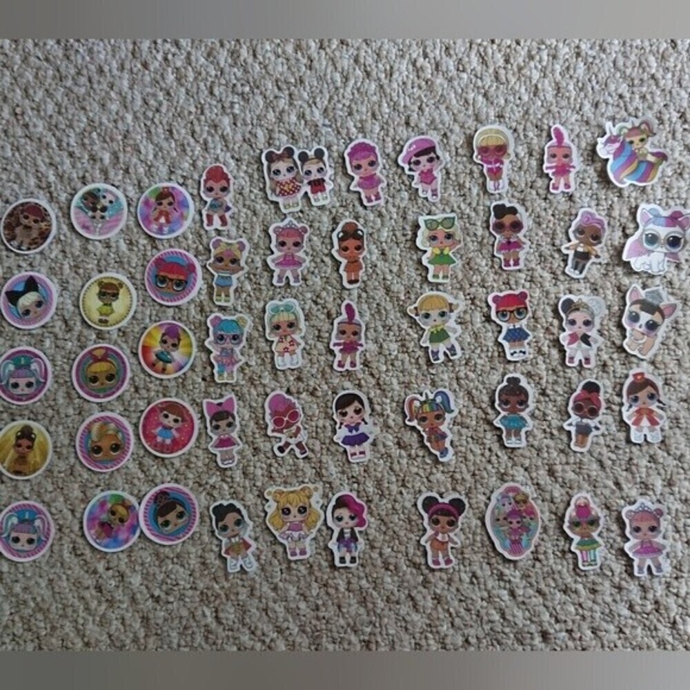 50 pieces cute LOl Stickers Waterproof Vinyl - Picture 10 of 10